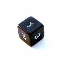 image of the six sided die, the D6